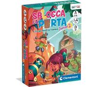Clementoni - Sblocca la Porta Junior 2, Gioco da Tavolo, 2 Escape Room per Bambini 6+ Anni e Adulti, Ambientata in Circo e Fattoria, 1-6 Giocatori, Idea Regalo Made in Italy, Lingua Italiana, 16588