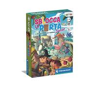 Clementoni - Sblocca la Porta Junior, Gioco da Tavolo, 2 Escape Room per Bambini 6+ Anni e Adulti, Ambientata in Luoghi Misteriosi, 1-6 Giocatori, Idea Regalo Made in Italy, Lingua Italiana, 16774