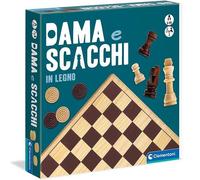 CLEMENTONI SCACCHI + DAMA IN LEGNO