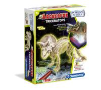 Clementoni Science & Play Archeofun Triceratops Glow in The Dark 61723 7+ anni - Puzzle