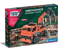 clementoni science & play laboratorio di meccanica - camion da trasporto 10in1