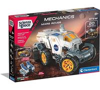 Clementoni- Scienza Build-NASA Rover Marziano, Set di Costruzioni, Laboratorio Meccanica, Gioco scientifico Bambini 8 Anni, Manuale in Italiano, Made in Italy, Multicolore, 19250