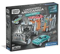 Clementoni Scienza e Gioco Build - Camion Bisarca, Laboratorio di Meccanica Bambini 8+ Anni, Set Costruzioni Con Oltre 120 Componenti, Ingegneria e Manualità, Made in Italy, Lingua Italiana, 19474