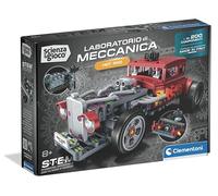 Clementoni Scienza e Gioco Build - Hot Rod, Laboratorio Di Meccanica Bambini 8+ Anni, Set Costruzioni Oltre 200 Componenti, Ingranaggi E Pistoni, Made In Italy, Lingua Italiana, 19466