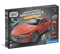 Clementoni Scienza e Gioco Build - Lamborghini Urus SE, Bambini 8+ Anni, Set Costruzioni Macchina, Laboratorio Meccanica con 260 Componenti, Made in Italy, Lingua Italiana, 19487