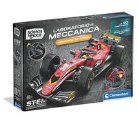 Clementoni Scienza e Gioco Build - Macchina Da Corsa Speed Racer, Laboratorio Di Meccanica Bambini 8+ Anni, Set Costruzioni Oltre 90 Componenti, Made In Italy, Lingua Italiana, 19475