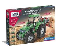 Clementoni Scienza e Gioco Build - Macchine Agricole, Set Costruzioni Bambini 8+ Anni, Assembla 10 Modelli Agricoli, Kit Scientifico con 240+ Pezzi, Made in Italy, Lingua Italiana, 19327