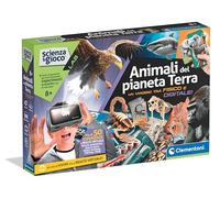 Clementoni Scienza e Gioco Lab - Animali del Pianeta Terra, Gioco Educativo Bambini 8+ Anni con Visore VR per Realtà Aumentata con App Dedicata, per Scoprire Il Mondo Animale, Lingua Italiana, 19379