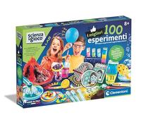 Clementoni Scienza e Gioco Lab - I Migliori 100 Esperimenti, Laboratorio di Scienze Bambini 8+ Anni per Scoprire Discipline Come Chimica, Fisica, Botanica, Gioco Made in Italy, Lingua Italiana, 19395