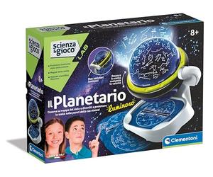 Clementoni Scienza e Gioco Lab - Il Planetario Luminoso, Proiettore di Stelle e Costellazioni per Bambini 8+ Anni, Esperienza di Astronomia e Mappe Celesti, Made in Italy, Lingua Italiana, 19341