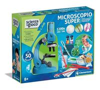 Clementoni Scienza e Gioco Lab - Microscopio Super, Kit Scientifico Bambini 8+ A