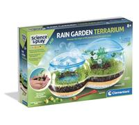 Clementoni Scienza e Gioco Lab - Rain Garden Terrarium, Kit Botanica 8+ | Laboratorio Scientifico Biosfera e Ciclo dell'Acqua, Esperimenti Botanici, Made in Italy, 84047