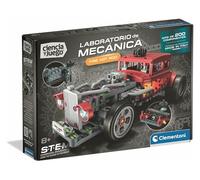 Clementoni - Scienza e Gioco, Laboratorio di Meccanica: Fire Hot Rod, Set di Costruzione STEM, Oltre 200 Componenti, età 8+, Made in Italy, 55664