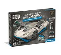 Clementoni - Scienza e Gioco Laboratorio Meccanico Lamborghini Hurricane STO - Kit di Costruzione S.T.E.M. di Auto Sportiva da Corsa con Oltre 320 componenti, Bambini +8 Anni - 55691
