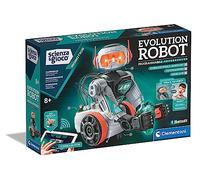 Clementoni Scienza e Gioco Robotics - Evolution Robot 2.0 da Costruire e Programmare, per Bambini 8+ Anni, Telecomandato, con Motori Elettrici e LED, Made in Italy, Lingua Italiana, 19305