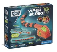 Clementoni Scienza e Gioco Robotics - Viper Strike, Robot Serpente da Costruire Bambini 8+ Anni, Abilità Logiche e Tecnologiche, Movimento Sinuoso e Occhi LED, STEM e Robotica, Lingua Italiana, 19462
