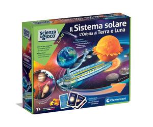 Clementoni scienza & gioco sistema solare: orbita di terra e luna 19402 - gioco educativo astronomia