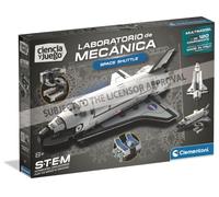 Clementoni Scienza - Mechanics Space Shuttle - Set di costruzione meccanica, modellino di traghetto spaziale, kit Stem per scienza e apprendimento, per bambini dai 6 anni in su - 55694