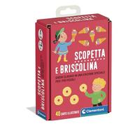 Clementoni - Scopetta e Briscolina, Mazzo di 40 Carte Semplificate e Illustrate, Gioco da Tavolo per Bambini 5+ Anni e Tutta la Famiglia, 2-4 Giocatori, Made in Italy, Lingua Italiana, 16633