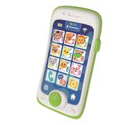 Clementoni Smartphone Touch & Play - Primo giocattolo per bambini 6 mesi, gioco mobile, musica, luci e suoni elettronici interattivi, telefono finto per