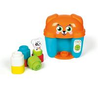Clementoni Soft Clemmy Dog & Puppy Secchiello con Mattoncini Morbidi