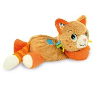 Clementoni- Soft Plush Kitty Toy: Calming Bed Time Interactive Cat Toy with Ligh