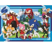 Clementoni Sonic Supercolor puzzel Sonic-180 stukjes, kinderen 9 jaar, puzzel ca