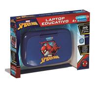 Clementoni - Computer Kid Spiderman Laptop Educativo Bambini 4+Anni, Giochi e attività Didattiche per Imparare Lettere, Numeri, Logica e Musica, Design a Tema Supereroe Marvel, Lingua Italiana, 16057