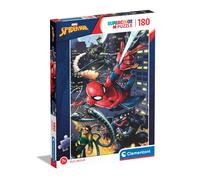 Clementoni- Spiderman Supercolor Marvel Spiderman-180 Pezzi Bambini 7 Anni, Cart
