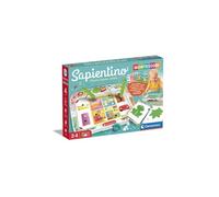 Clementoni Sapientino Montessori - Banchetto con Schede attività Educative e Penne Interattive, Gioco Educativo 3 Anni, Regalo Elettronico Interattivo, Batterie Incluse, Made in Italy, 16467