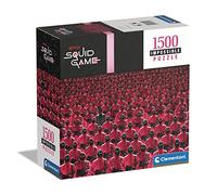 Clementoni Squid Game Impossible Game-1500 Pezzi Adulti, Serie TV, Netflix, Puzzle Difficili, Made in Italy, Multicolore, 80504, Esclusivo Amazon
