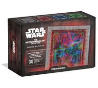 Clementoni - Star Wars Metamorphic Art Collection - Episode VII VIII IX Nuova Trilogia, Quadro Interattivo 520 Pezzi con Cornice e LED RGB, Illustrazione che Cambia con la Luce, Made in Italy, 35163