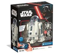 Clementoni Star Wars R2-D2 Robot - Stem - Montaggio con +50 Pezzi, Luci LED, Rumore Originale, Controllo App, Codifica e Rotore Testa 180° - 55634