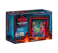 Clementoni - Stranger Things Metamorphic Art Collection - The Upside Down, Quadro Interattivo 520 Pezzi con Cornice e LED RGB, Illustrazione che Cambia con la Luce, Made in Italy, 35155