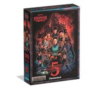 Clementoni - Stranger Things Puzzle 1000 Pezzi Stagione 5, Battaglia Finale a Hawkins, Poster Incluso, Celebration Collection, 70x50 cm, Made in Italy, 37096