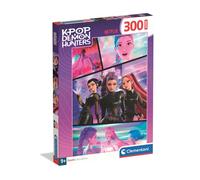 Clementoni - Puzzle per Bambini 300 Pezzi Super, per Bambini 9+ Anni, Illustrazione con Personaggi della Serie K-pop Demon Hunters, Idea Regalo, Made in Italy, 33,5x48,5 cm, 21760