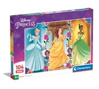 Puzzle 104 pezzi super disney princess