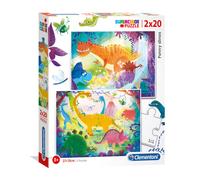Puzzle 2 X 20 Pz - Dinosauri 8005125247554