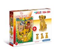 Clementoni SuperColor Il Re Leone 3D Puzzle 104 pezzi - Puzzle