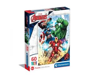 Clementoni Supercolor Marvel Avengers Puzzle 60 pz Fumetti (Marvel)