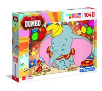 CLEMENTONI SUPERCOLOR - PUZZLE 104 PEZZI MAXI DUMBO