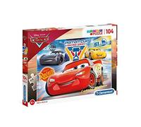 Clementoni 27072 The Movie Disney Cars-Supercolor puzzel, 104 stukjes, voor kind