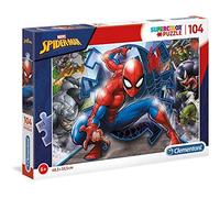 Clementoni- Supercolor Puzzle-Spider Man-104 Pezzi, Multicolore, 27116 - NUOVO