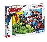 Clementoni- Supercolor Puzzle-The Avengers-104 Pezzi, Multicolore, 27284 - NUOVO