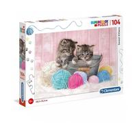 Clementoni - 27115 - Supercolor Puzzle - Cucciolo - 104 Pezzi