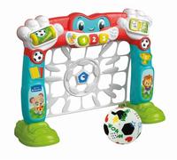 Clementoni Tiboot, il mio obiettivo di calcio-Effetti 3 pulsanti sonori colorati + luminosi + contenuti Include una palla morbida-Giochi educativi per bambini-Da 18 mesi, Colore Multicolroe, 52844