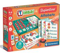 Clementoni Timbri Dalla a Alla Z Gioco Educativo per Bambini da 4+ anni