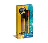 Clementoni - Trucchi Bambina, Crazy Chic Teen Lipgloss & Pencil: Tropical Vibe, Lucidalabbra e Matita Sicuri e Anallergici, Set Cosmetici Facilmente Lavabili con Acqua, Regalo Bambine 9 Anni, 18812