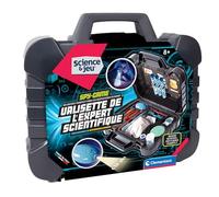 CLEMENTONI - Valigetta dell'esperto scientifico 8 anni + - Kit completo di esperienze e accessori per bambini - Chimica, Biologia e Fisica - Idea regalo educativa e giocosa