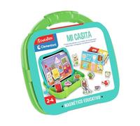 Clementoni - Valigetta Magnetica Mi Casa - Gioco educativo con Messa a Fuoco Montessori per Bambini - Impara stanze, Oggetti e mobili - Include brochure didattica - A Partire da 2 Anni - 55570